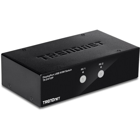 TRENDNET 2-Port Displayport Kvm Switch, TK-241DP TK-241DP